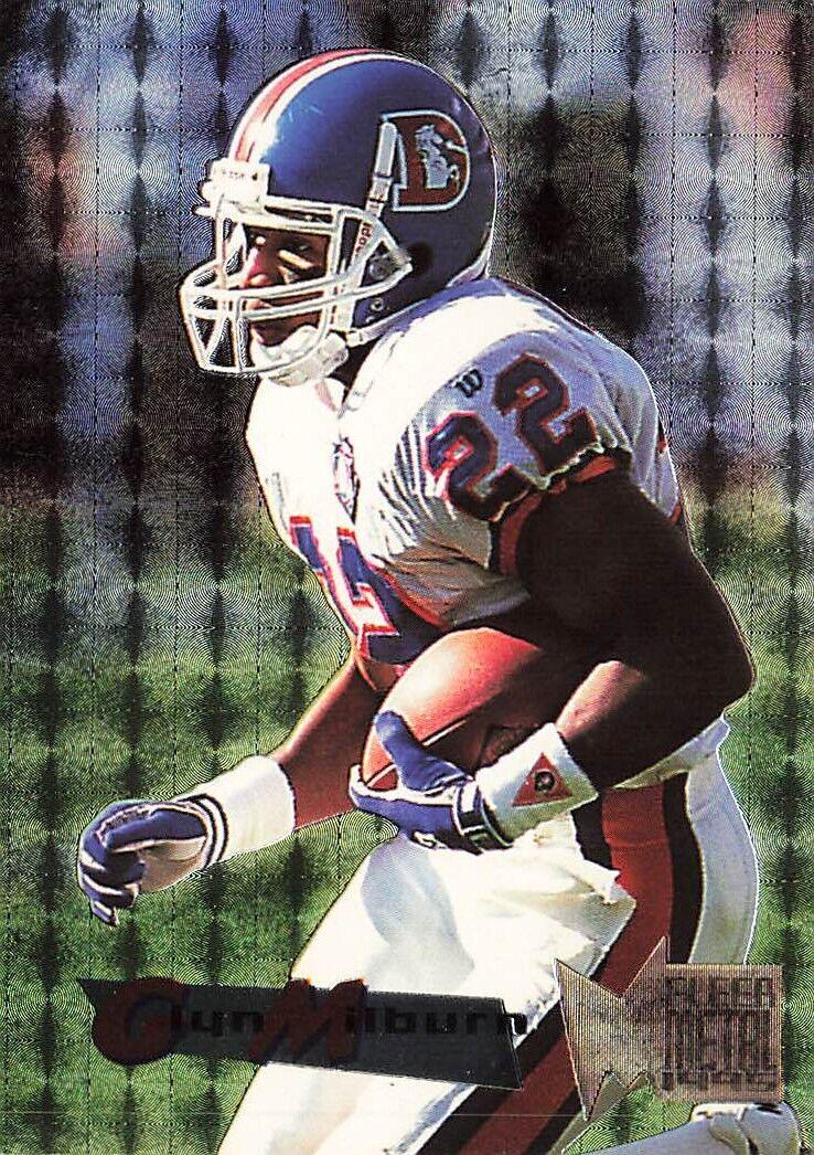Glyn Milburn #58 1995 Fleer Metal Football
