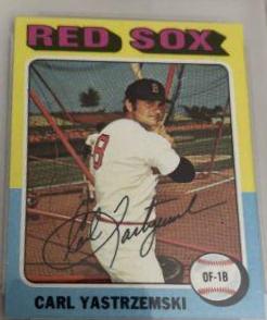 Carl Yastrzemski #280 Baseball Cards 1975 Topps Mini