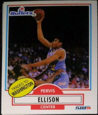 Pervis Ellison #164 Basketball Cards 1990 Fleer