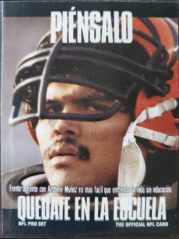 Anthony Munoz (Piensalo) #375 Football Cards 1991 Pro Set