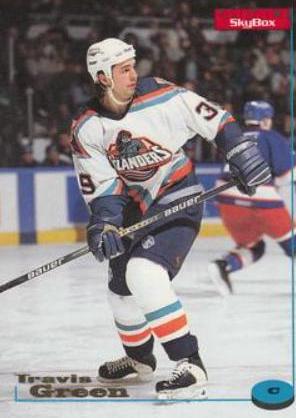Travis Green #75 Hockey Cards 1996 SkyBox Impact