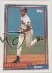David Justice #80 Baseball Cards 1992 Topps Micro