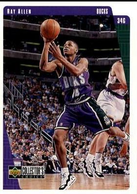 Ray Allen #73 Basketball Cards 1997 Collector's Choice