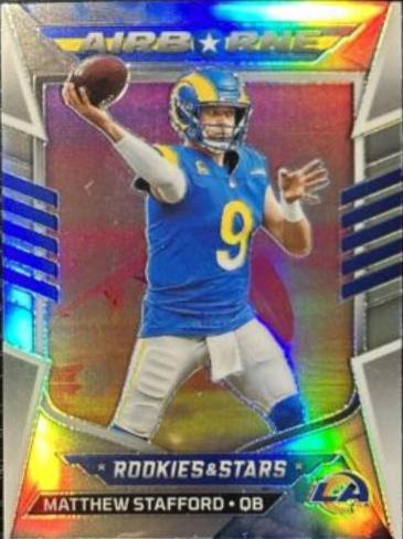 Matthew Stafford #AI-10 Football Cards 2022 Panini Rookies & Stars Airborne