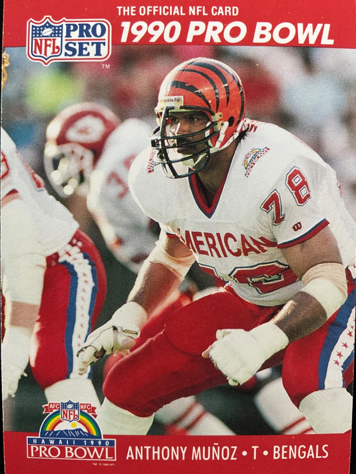 Anthony Munoz #361 Football Cards 1990 Pro Set