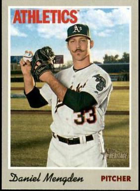 Daniel Mengden #11 Baseball Cards 2019 Topps Heritage
