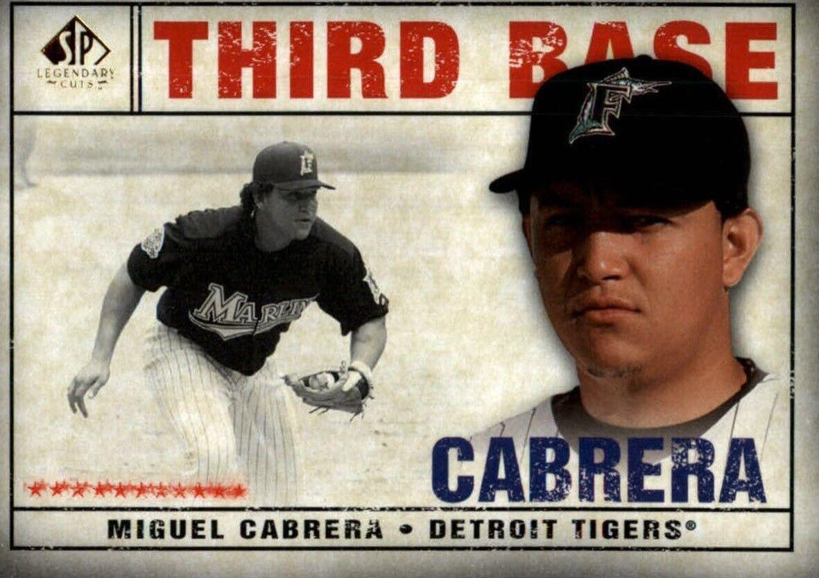 Miguel Cabrera #65 Baseball Cards 2008 SP Legendary Cuts
