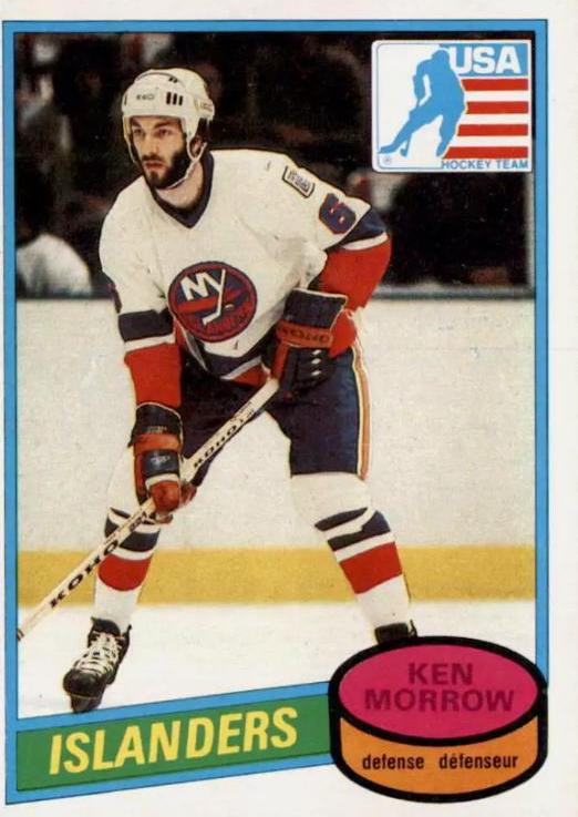 Ken Morrow #9 Hockey Cards 1980 O-Pee-Chee