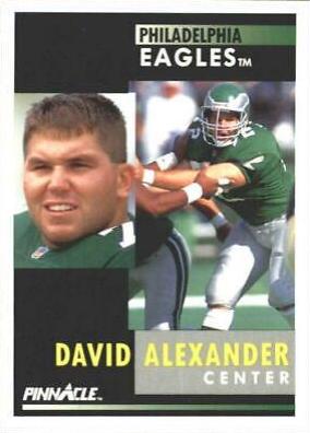 David Alexander #205 1991 Pinnacle Football