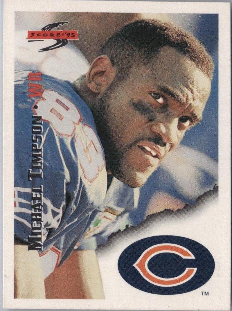 Michael Timpson #8 Football Cards 1995 Panini Score