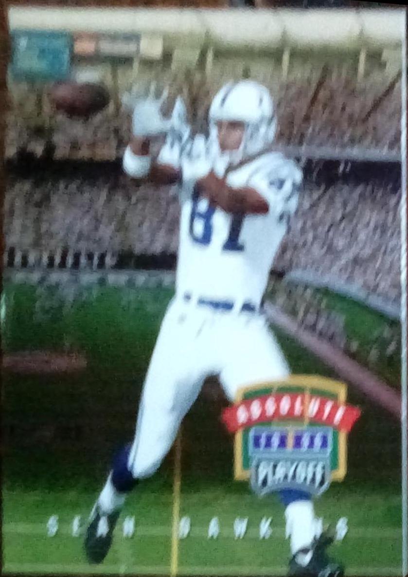 Sean Dawkins¿ #038 Football Cards 1996 Playoff Absolute
