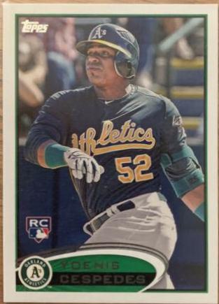 Yoenis Cespedes #396 Baseball Cards 2012 Topps