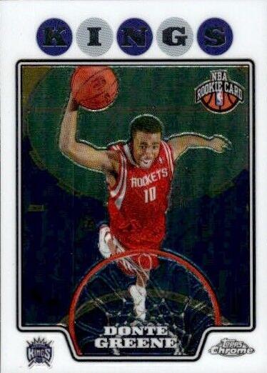 Donte Greene #203 Basketball Cards 2008 Topps Chrome