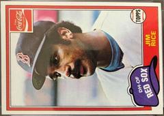 Jim Rice #9 Baseball Cards 1981 Coca Cola Prices