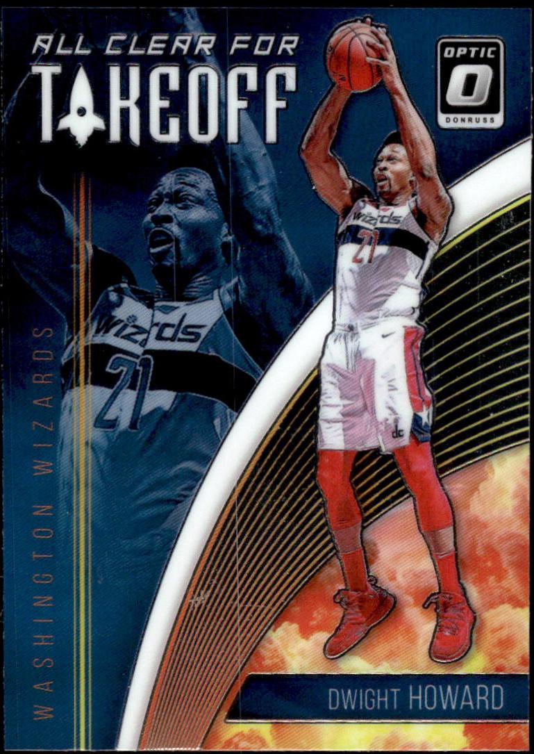 Dwight Howard #8 Basketball Cards 2018 Panini Donruss Optic All Clear for Takeoff