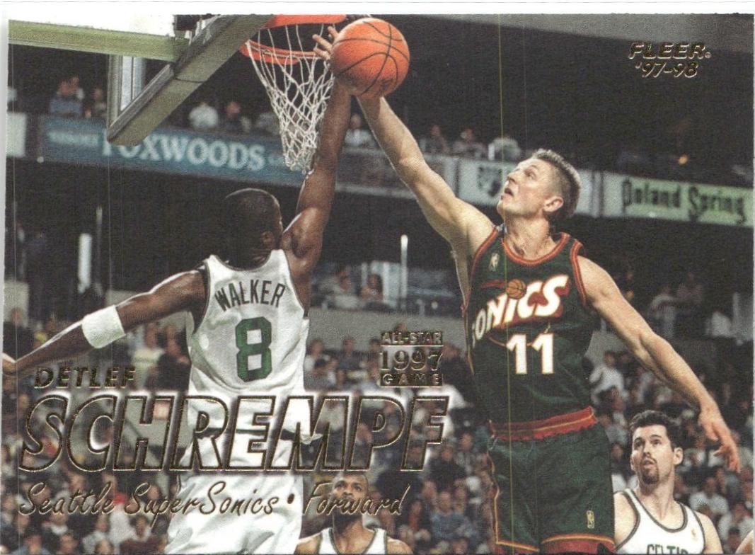 Detlef Schrempf #92 1997 Fleer Basketball