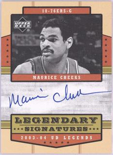 Maurice Cheeks Legendary Signatures