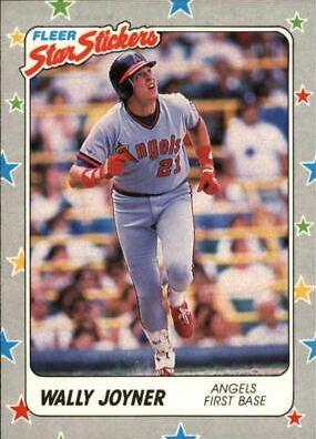 Wally Joyner #12 Baseball Cards 1988 Fleer Star Stickers