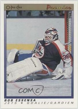 Bob Essensa #29 Hockey Cards 1990 O-Pee-Chee Premier