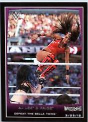 AJ Lee, Paige #106 Wrestling Cards 2015 Topps WWE Road to Wrestlemania