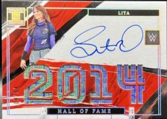 Lita #HF-LTA Wrestling Cards 2022 Panini Impeccable WWE Hall of Fame Signatures