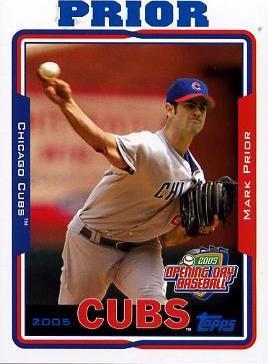 Mark Prior #58 Baseball Cards 2005 Topps Opening Day