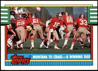 Joe Montana, Roger Craig