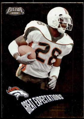 Clinton Portis #9 Football Cards 2002 Pacific Exclusive Great Expectations