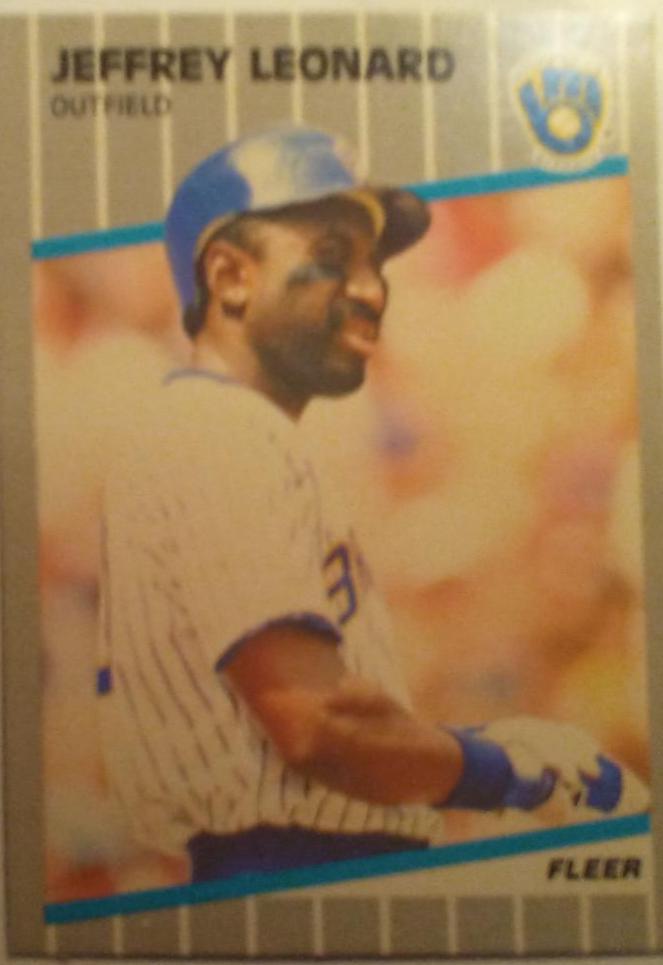 Jeffrey Leonard #190 Baseball Cards 1989 Fleer