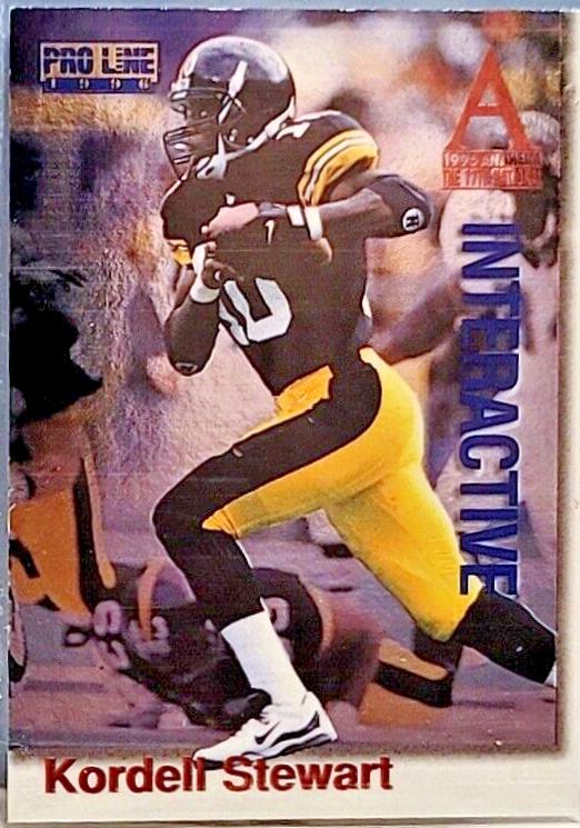 Kordell Stewart #4 Football Cards 1996 Pro Line National Interactive