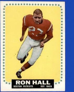 Ron Hall #12 Football Cards 1964 Topps