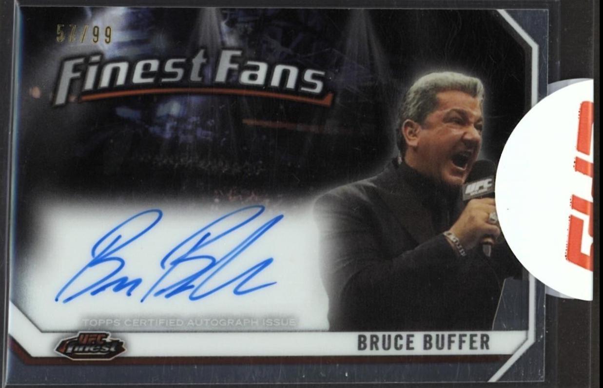 Bruce Buffer #FAN-BB Ufc Cards 2013 Finest UFC Fans Autographs