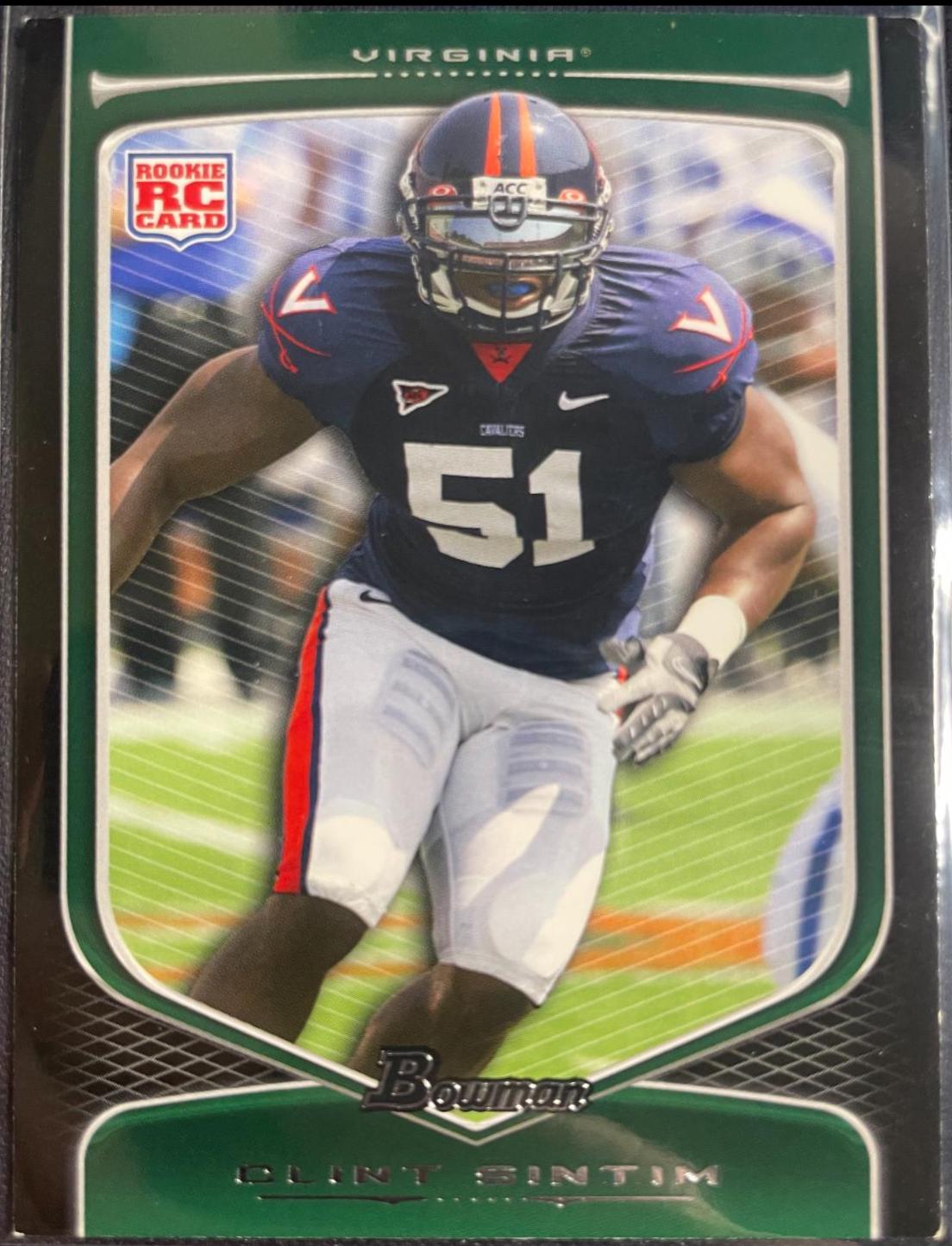 Clint Sintim #130 Football Cards 2009 Bowman Draft