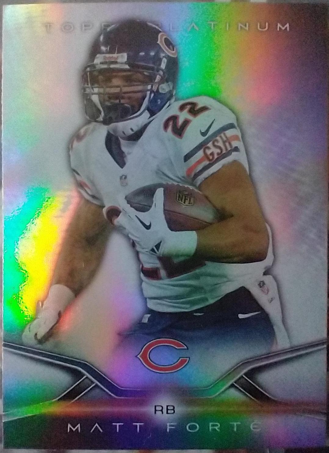 Matt Forte #23 Football Cards 2014 Topps Platinum