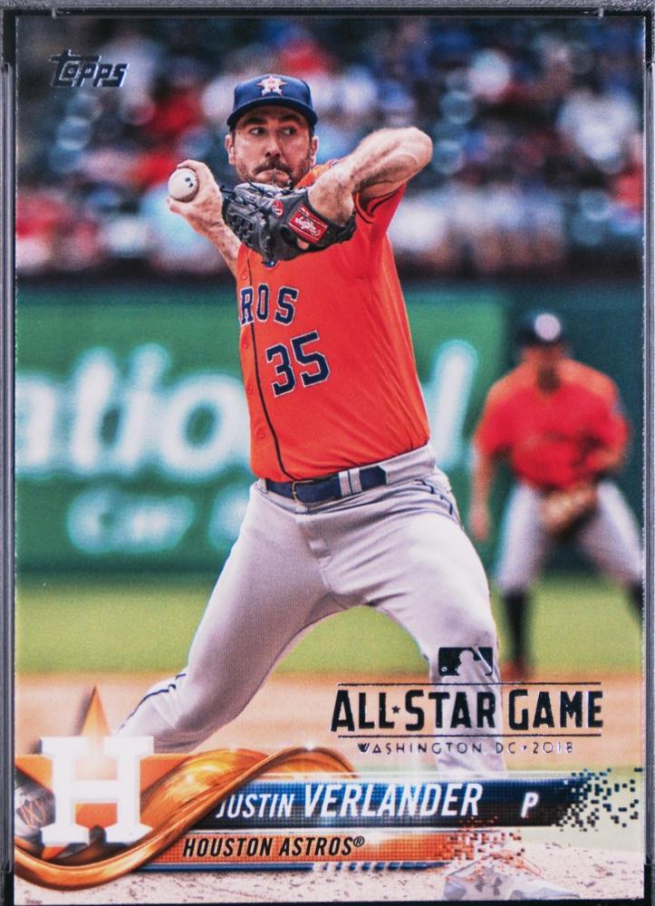 Justin Verlander #650 2018 Topps Complete Set Baseball