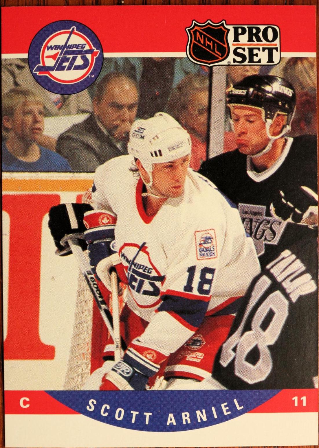 Scott Arniel #557 Hockey Cards 1990 Pro Set
