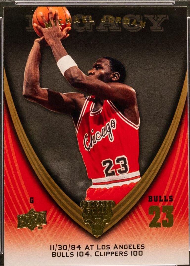 Michael Jordan #18 Basketball Cards 2008 Upper Deck Jordan Legacy
