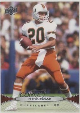 Bernie Kosar #7 Football Cards 2012 Upper Deck