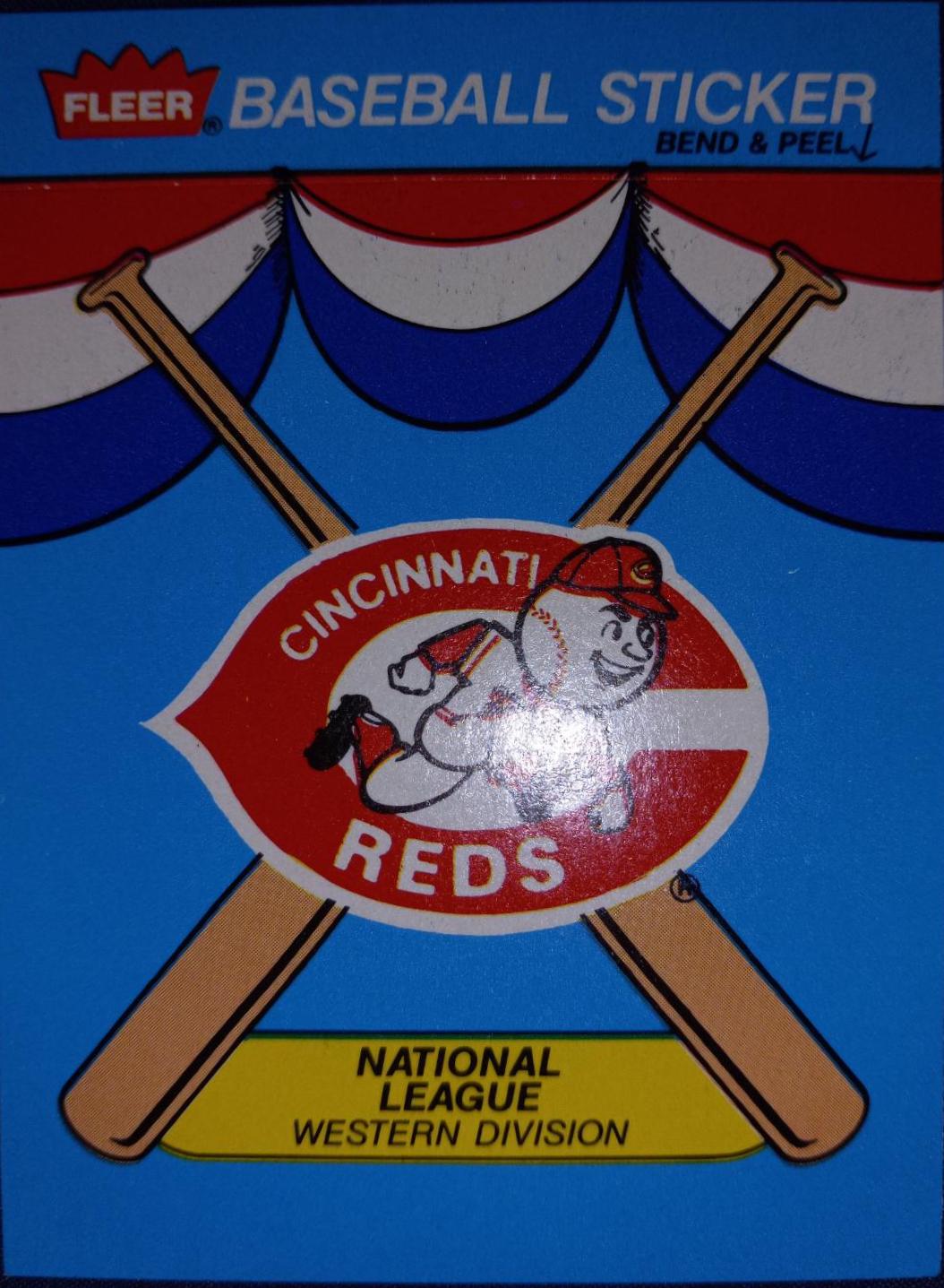 Cincinnati Reds Baseball Cards 1989 Fleer Baseball Stickers