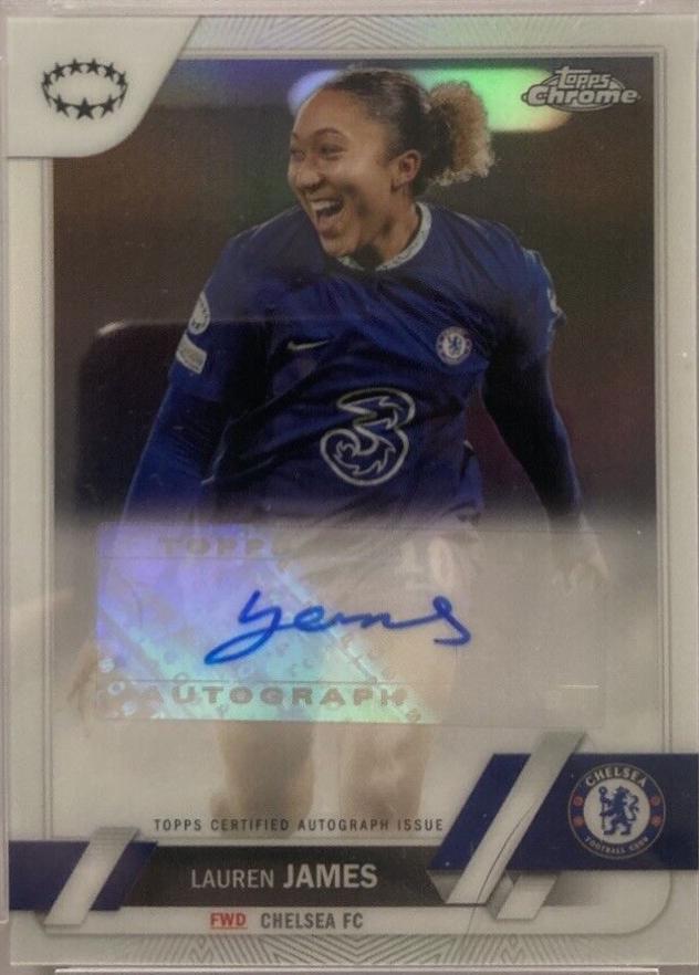 Lauren James #A-LJ 2023 Topps Chrome Uwcl Autograph Soccer