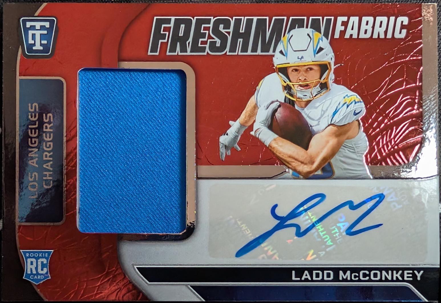Ladd McConkey #9 Prices | 2024 Panini Totally Certified Freshman