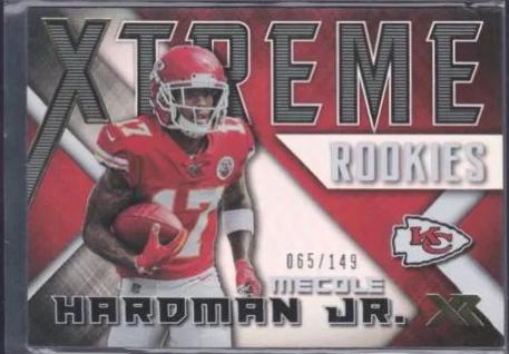 Mecole Hardman #X-15 Football Cards 2019 Panini XR Xtreme Rookies