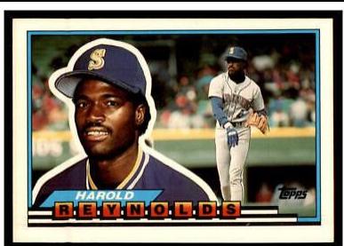Harold Reynolds #2 Baseball Cards 1989 Topps Big