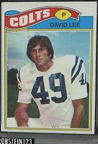 David Lee #482 1977 Topps Mexican Football