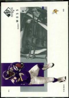 Randy Moss #50 Football Cards 2001 SP Authentic