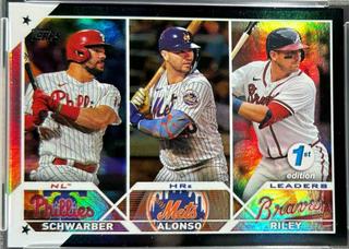 Austin Riley, Kyle Schwarber, Pete Alonso