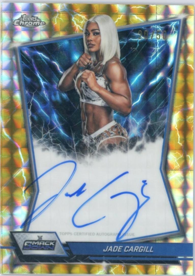 Jade Cargill [Gold Geometric Refractor] #BBA-JAD