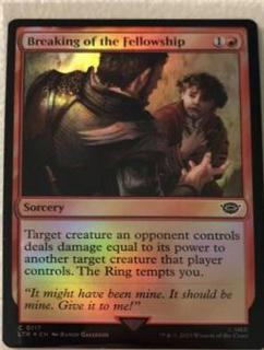Breaking of the Fellowship
