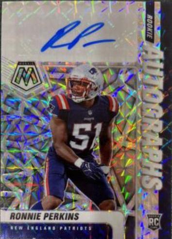 Ronnie Perkins #RA-51 2021 Panini Mosaic Rookie Autographs Football