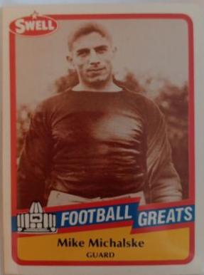 Mike Michalske #21 Football Cards 1989 Swell Greats